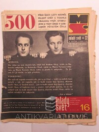 kolektiv, autorů, Mladý svět ročník X. číslo 32, 1968