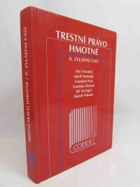 Teryngel, Jiří, Púry, František, Rizman, Stanislav, Novotný, Oto, Dolenský, Adolf, Vokoun, Rudolf, Trestní právo hmotné II. - Zvláštní část, 1997