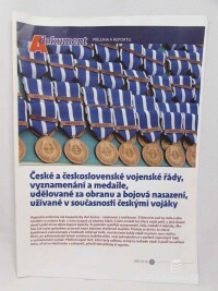 Procházka, Filip, Zeman, Jan, Kubalíková, Naděžda, České a československé vojenské řády, vyznamenání a medaile, 0