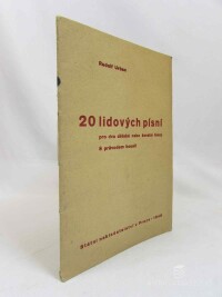 Urban, Rudolf, 20 lidových písní pro dva dětské nebo ženské hlasy. S průvodem houslí, 1948