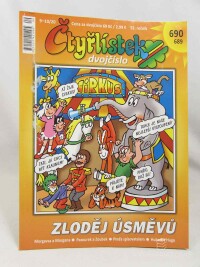 Svitalský, Richard, Černý, Dan, Čtyřlístek 690, 689: Zloděj úsměvů, Pinďa spisovatelem, 2020