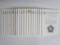 kolektiv, autorů, Signum - Zpravodaj Kroužku faleristů v Brně: II. řada - komplet (únor 1993 - prosinec 1997), 1993