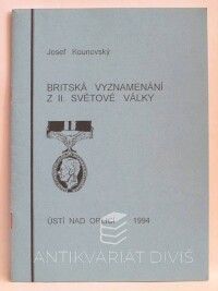 Kounovský, Josef, Britská vyznamenání z II. světové války, 1994