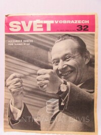 kolektiv, autorů, Svět v obrazech 13. 8. 1968: Alexander Dubček, první tajemník ÚV KSČ, 1968