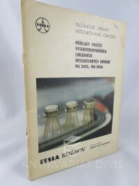 kolektiv, autorů, Příklady použití vysokofrekvenčních lineárních integrovaných obvodů MA 3005, MA 3006, 1973