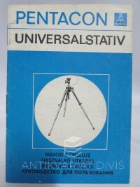 kolektiv, autorů, Pentacon: Universalstativ: Návod k obsluze / Használati utasitás / Instrukcja obslugi, 0