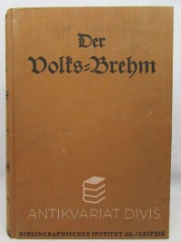 Grimpe, Georg, Brehms Tierleben in Einem Band, 1934